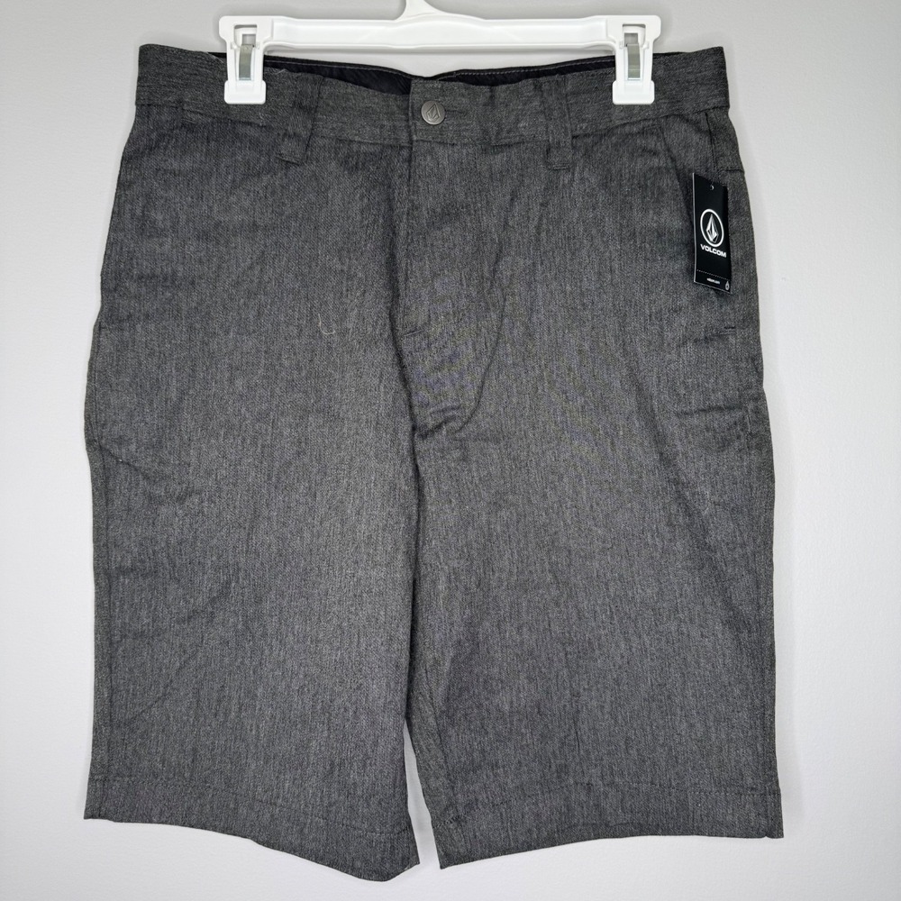 Volcom True to This VMONTY‎ 22 Stretch Solid Color Men's Shorts NWT